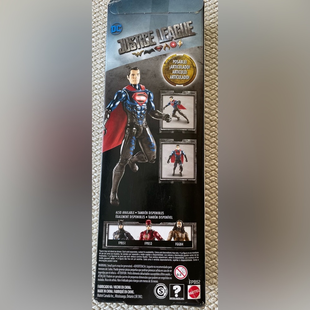 Brand new in box, never opened Mattel SUPERMAN - Picture 2 of 2